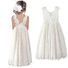 Carregar imagem no visualizador da galeria, Vestido Longo de Algodão Infantil