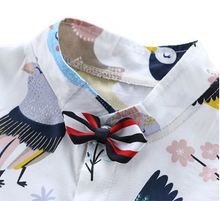 Carregar imagem no visualizador da galeria, Conjunto Boy Pássaros - Tamanhos de 3 meses a 4 anos
