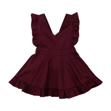 Carregar imagem no visualizador da galeria, Vestido Fashion Decote em V - Tamanhos de 6 meses a 5 anos