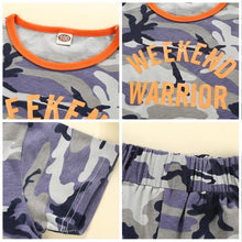 Carregar imagem no visualizador da galeria, Conjunto Boy Militar Camuflado - Tamanhos de 6 meses a 5 anos
