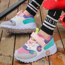 Upload image to gallery viewer, Girls' Floral Kids Sneakers