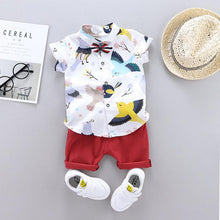 Carregar imagem no visualizador da galeria, Conjunto Boy Pássaros - Tamanhos de 3 meses a 4 anos