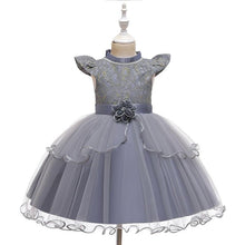 Carregar imagem no visualizador da galeria, Vestido Elegante Festa 5 cores - Tamanhos de 2 a 10 anos