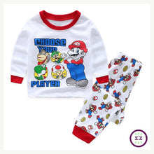 Carregar imagem no visualizador da galeria, Pijama Infantil Manga Longa Super Mario Bros