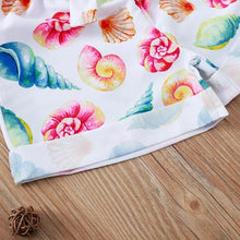 Upload image to gallery viewer, Summer Set: Cropped Top with Straps and Clochard Shorts - Sizes 1 to 5 years