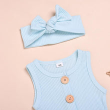 Carregar imagem no visualizador da galeria, Conjunto Macacão 2 Peças - Tamanhos 0 a 18 meses