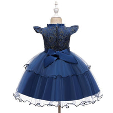 Carregar imagem no visualizador da galeria, Vestido Elegante Festa 5 cores - Tamanhos de 2 a 10 anos