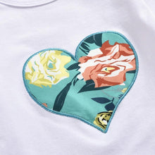 Carregar imagem no visualizador da galeria, Conjunto Floral 3 Peças Love - Tamanhos de 0 a 18 meses