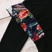 Carregar imagem no visualizador da galeria, Conjunto Floral Body Babados + Faixa - Tamanhos de 0 a 18 meses