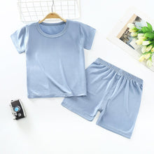 Carregar imagem no visualizador da galeria, Pijama Infantil de Verão de Algodão - Tam 6 Meses a 10 Anos