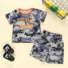 Carregar imagem no visualizador da galeria, Conjunto Boy Militar Camuflado - Tamanhos de 6 meses a 5 anos