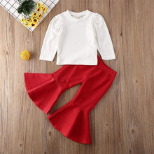 Carregar imagem no visualizador da galeria, Conjunto Chic Calça Flare - Tamanhos de 1 a 6 anos