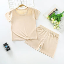 Carregar imagem no visualizador da galeria, Pijama Infantil de Verão de Algodão - Tam 6 Meses a 10 Anos