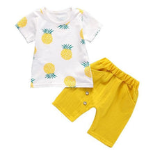 Carregar imagem no visualizador da galeria, Conjunto Boy Abacaxi - Tamanhos de 0 a 4 anos