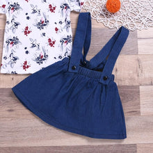 Carregar imagem no visualizador da galeria, Conjunto Casual 3 peças Floral - Tamanhos de 2 a 6 anos