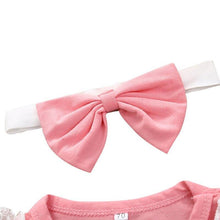 Carregar imagem no visualizador da galeria, Conjunto Body 3 Peças com Babados de Renda - Tamanhos de 0 a 24 meses