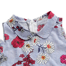 Carregar imagem no visualizador da galeria, Conjunto Summer Floral e Listras - Tamanhos de 1 a 5 anos