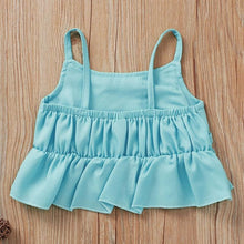 Upload image to gallery viewer, Summer Set: Cropped Top with Straps and Clochard Shorts - Sizes 1 to 5 years