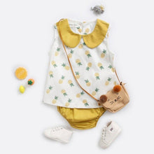 Carregar imagem no visualizador da galeria, Conjunto 2 peças Abacaxi - Tamanhos de 0 a 3 anos