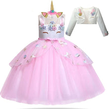 Carregar imagem no visualizador da galeria, Vestido Fantasia Unicórnio (mod. 03)