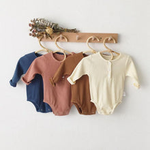Carregar imagem no visualizador da galeria, Body Casual Unissex Cores Sólidas - Tamanhos de 0 a 3 anos