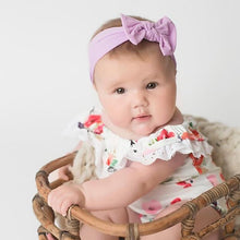 Carregar imagem no visualizador da galeria, Conjunto Faixa 3 Peças Flor Nó e Laço