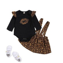 Carregar imagem no visualizador da galeria, Conjunto Body Beijo e Saia - Tamanhos de 0 a 3 anos