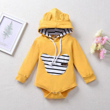 Carregar imagem no visualizador da galeria, Body com Capuz e Orelhinha Cute - Tamanhos de 0 a 18 meses