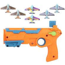 Upload image to gallery viewer, Toy Airplane Launcher Pistol with 4 Airplanes