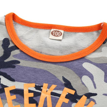 Carregar imagem no visualizador da galeria, Conjunto Boy Militar Camuflado - Tamanhos de 6 meses a 5 anos