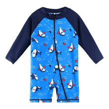 Upload image to gallery viewer, Swimsuit for Boys from Newborn to 6 Years Old with Shark Design and UV50+ Protection