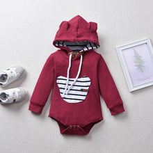 Carregar imagem no visualizador da galeria, Body com Capuz e Orelhinha Cute - Tamanhos de 0 a 18 meses