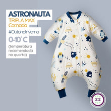 Carregar imagem no visualizador da galeria, Tam: 6m-4 anos | Saco de Dormir | Manga Removível | 3 Espessuras para as 4 Estações