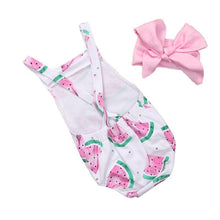 Carregar imagem no visualizador da galeria, Body Melancia com Laço - Tamanhos de 0 a 2 anos
