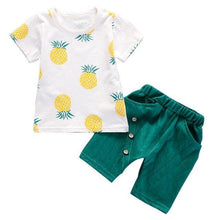 Carregar imagem no visualizador da galeria, Conjunto Boy Abacaxi - Tamanhos de 0 a 4 anos