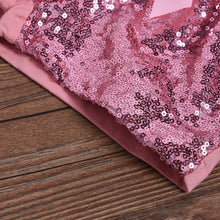 Carregar imagem no visualizador da galeria, Conjunto Paetês Shorts + Faixa - Tamanhos 0 a 2 anos