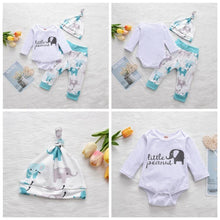 Carregar imagem no visualizador da galeria, Conjuntinho 3 Peças Elefantinho - Tamanhos de 0 a 12 meses
