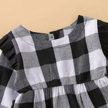 Carregar imagem no visualizador da galeria, Body Xadrez Manga Longa - Tamanhos de 0 a 18 meses