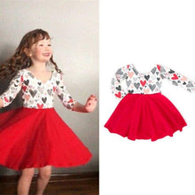 Carregar imagem no visualizador da galeria, Vestido love Saia Gode - Tamanhos de 0 a 5 anos