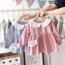 Upload image to gallery viewer, Checkered Dress with Fish Pouch - Sizes 0 to 4 years