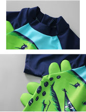 Carregar imagem no visualizador da galeria, Conjunto Praia Piscina Dinossauro - Tamanhos de 2 a 7 anos