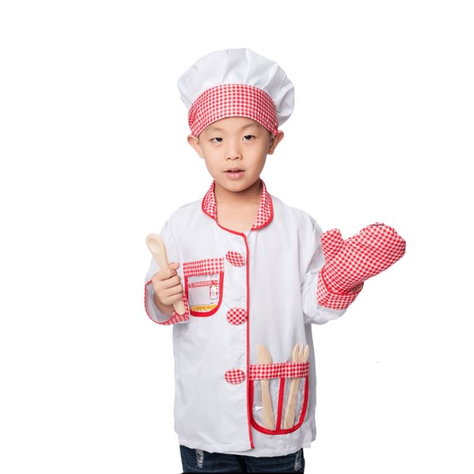 Kids Master Chef Costume + Accessories / Unisex