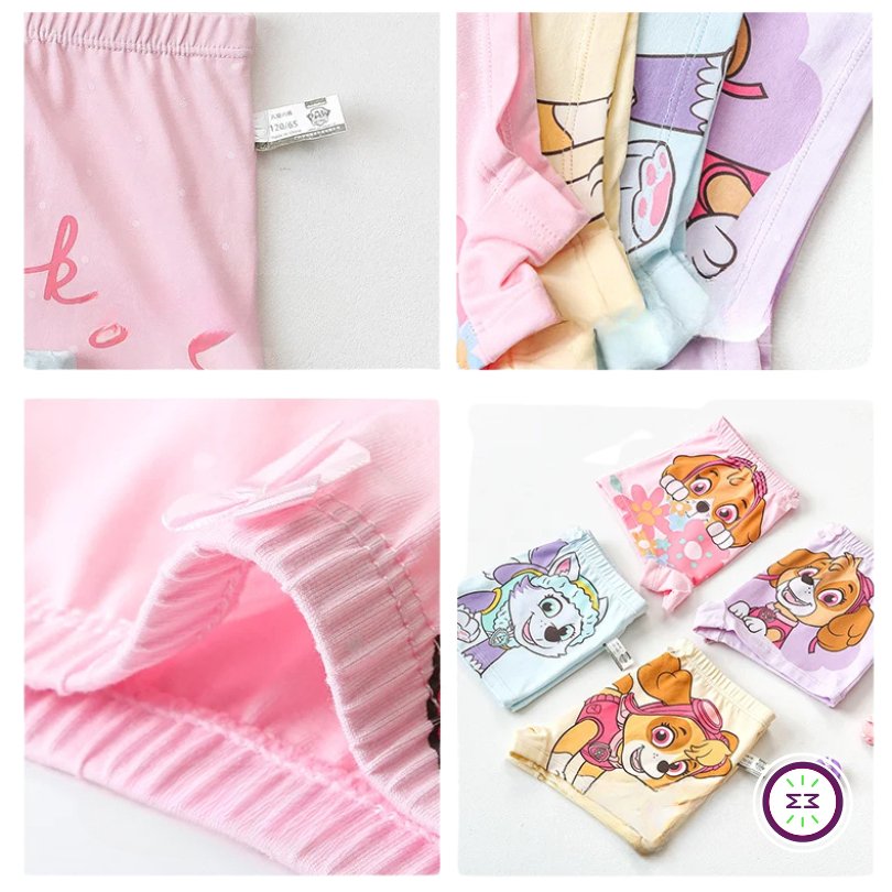 Set of 4 Paw Patrol Kids Panties -