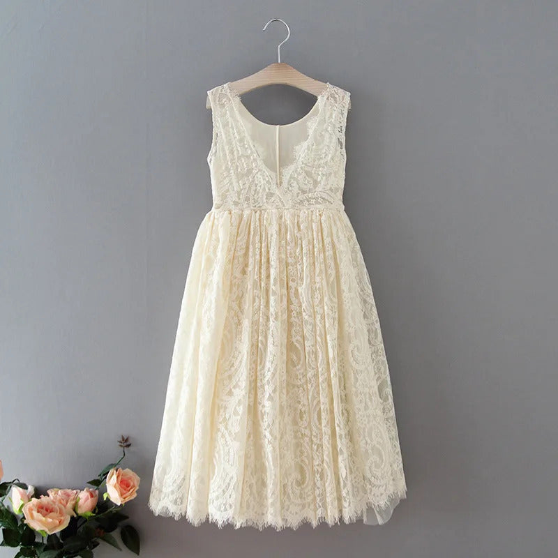 Long Cotton Dress for Kids