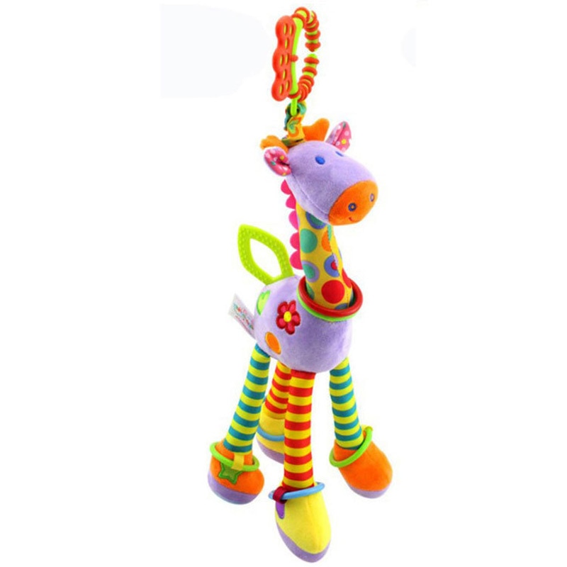 Plush Giraffe – Teether Rattle