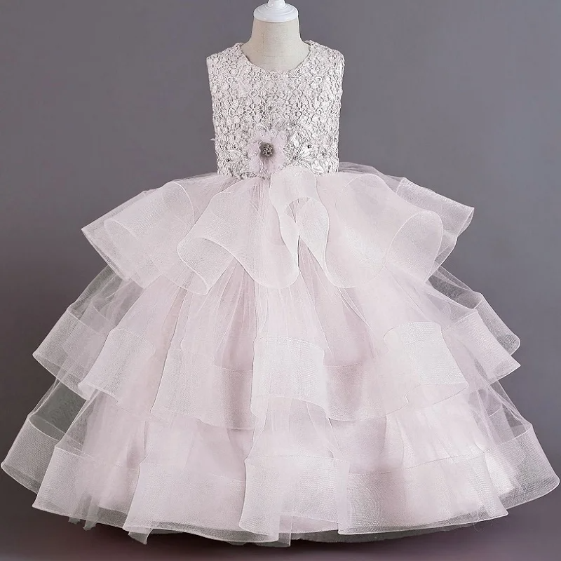 Embroidered Princess Dress for Kids