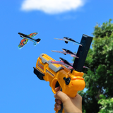 Toy Airplane Launcher Pistol with 4 Airplanes