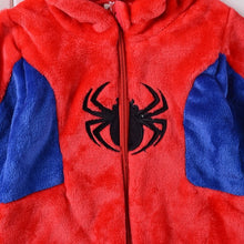 Upload image to gallery viewer, Spider-Man Costume Pajamas with Hood | Size: 0-36 months #Unisex #SpiderMan
