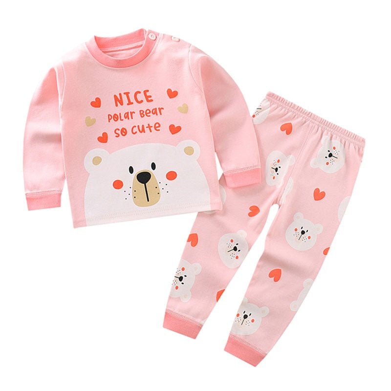 #SALE Cj. Pijama Longo Infantil 100% Algodão Tam: 6m-6 anos