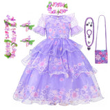 Isabela Madrigal Luxury Premium Costume Dress + Accessories – Encanto